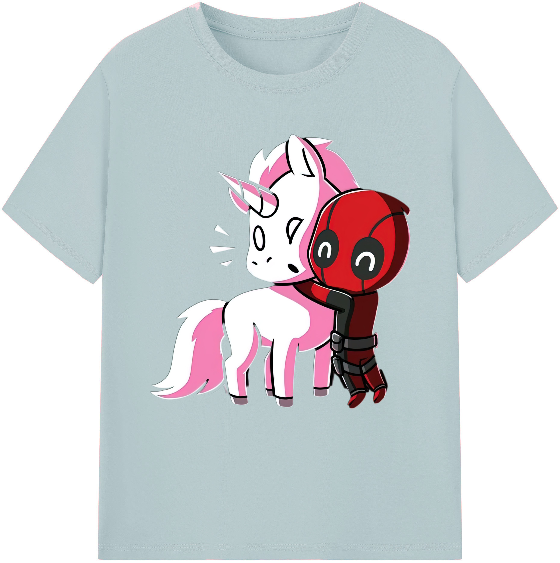 （画像用） Deadpool デッドプール 綿100％半袖Tシャツ（フロントプリント）